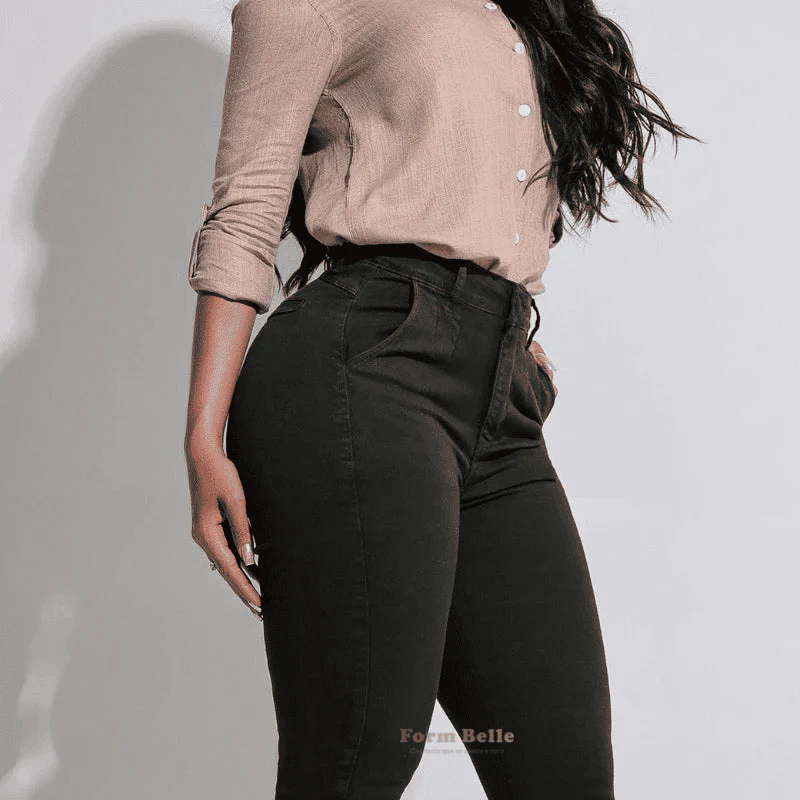 [KIT 2 CALÇAS] BelleJeans | Calça Jeans Modeladora  - Cós Alto que Modela - Image 11