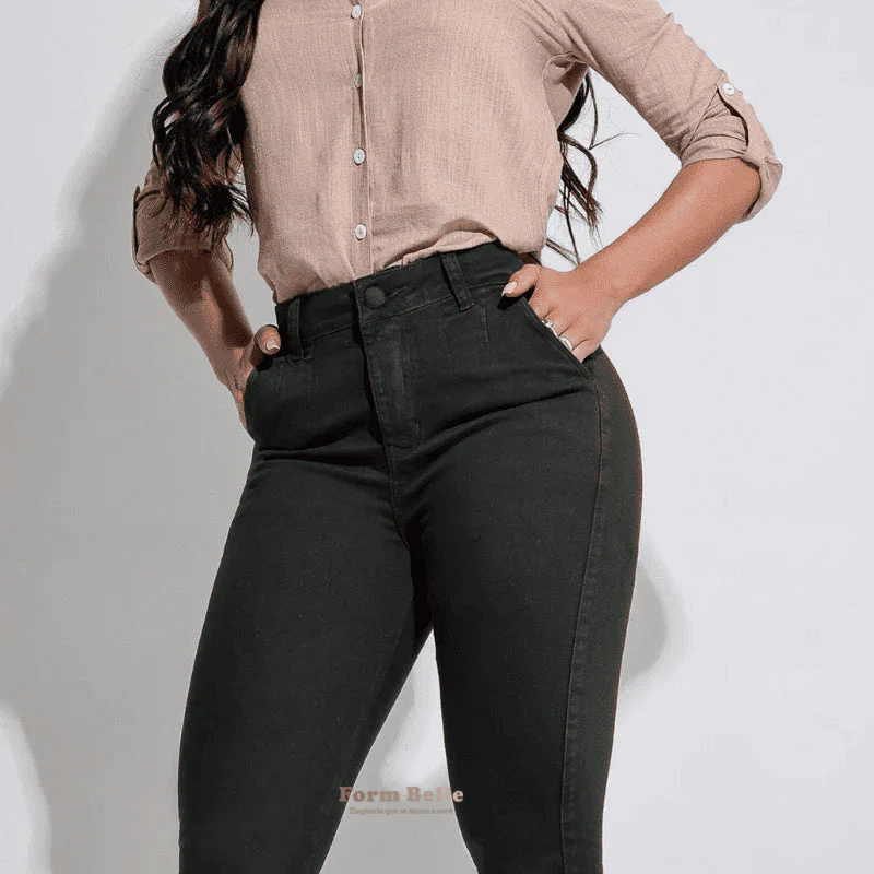 [KIT 2 CALÇAS] BelleJeans | Calça Jeans Modeladora  - Cós Alto que Modela - Image 12