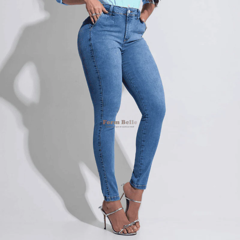 [KIT 2 CALÇAS] BelleJeans | Calça Jeans Modeladora  - Cós Alto que Modela - Image 13