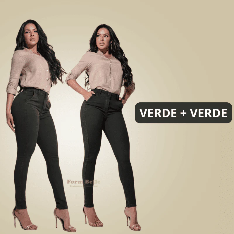 [KIT 2 CALÇAS] BelleJeans | Calça Jeans Modeladora  - Cós Alto que Modela - Image 21