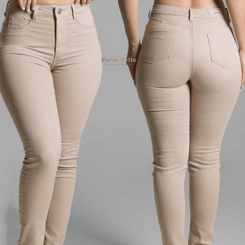 [KIT 2 CALÇAS] BelleJeans | Calça Jeans Modeladora  - Cós Alto que Modela - Image 9