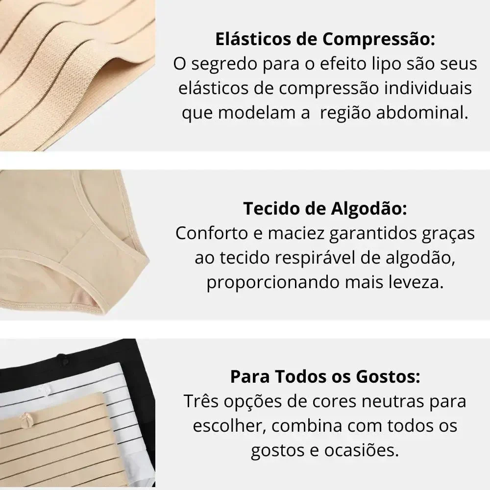 Calcinha Modeladora BelleForm- Seca Barriga - Efeito Lipo - Image 5
