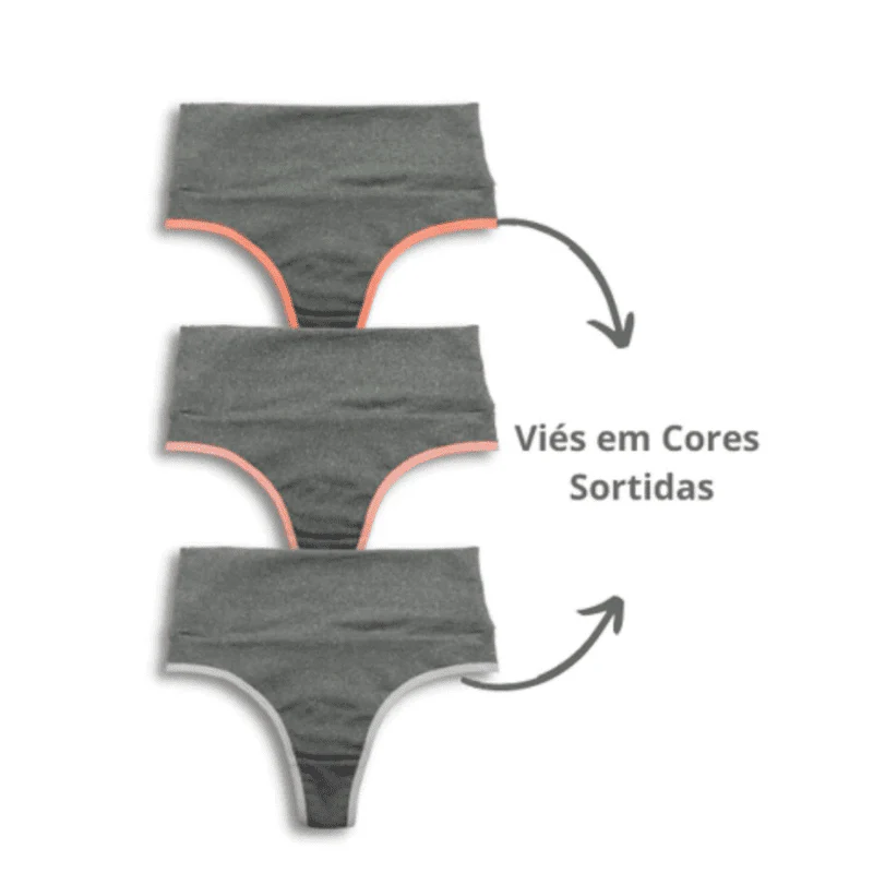 Kit Calcinhas Cintura Alta FitBelle [A Prova de Vazamentos] - Image 7