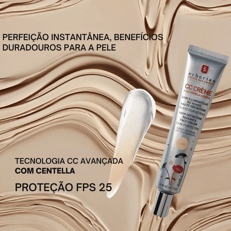 CC Cream - Creme Facial Corrige e Hidrata [COM PROTEÇÃO UV FPS 25] - Image 7