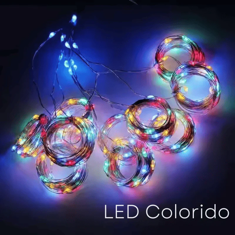 Cortina de LED Natalina 300 Luzes – 8 Efeitos Mágicos de Iluminação - Image 18