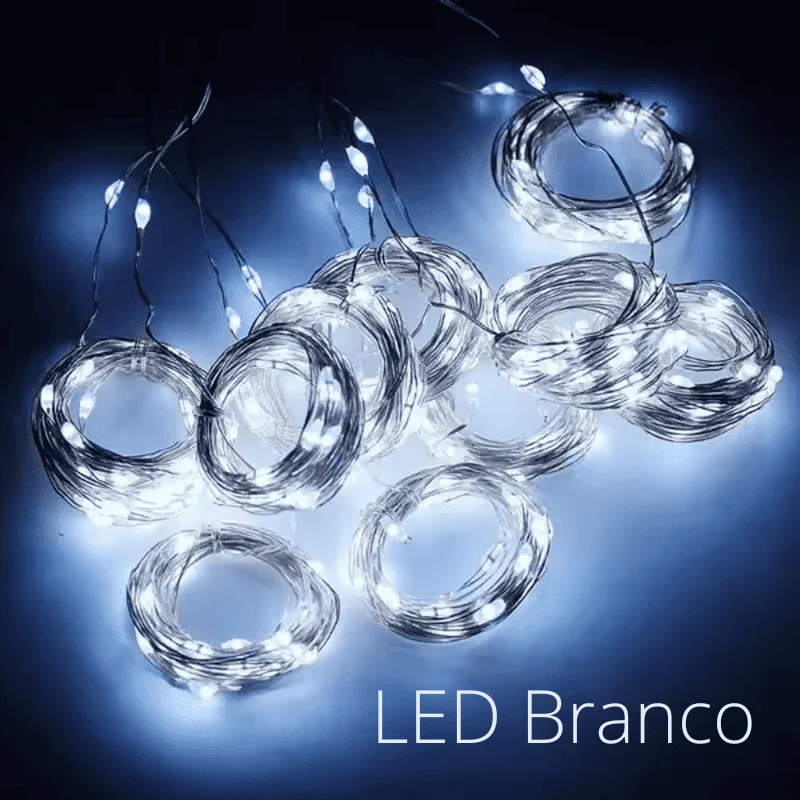 Cortina de LED Natalina 300 Luzes – 8 Efeitos Mágicos de Iluminação - Image 20