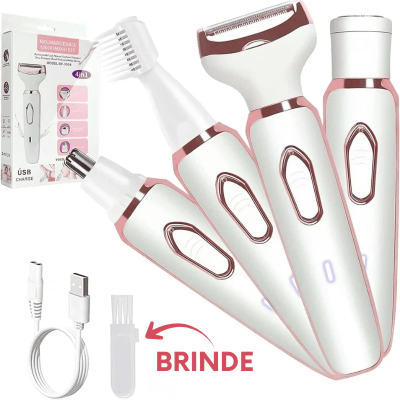 Depilador Elétrico 4 em 1 - DermaBelle® + Brindes - Image 9
