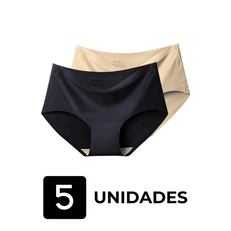 Kit 5 Calcinhas Soft Premium Invisíveis Sem Costura – Conforto Que Não Marca o Corpo - Image 24