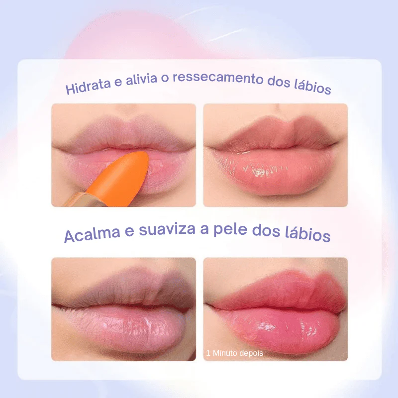 LipGlow – Bálsamo Adaptativo com Hidratação e Cor Natural Personalizada [Compre 1 & Leve 2] - Image 2