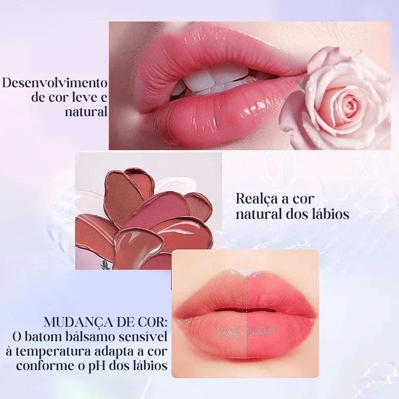 LipGlow – Bálsamo Adaptativo com Hidratação e Cor Natural Personalizada [Compre 1 & Leve 2] - Image 5