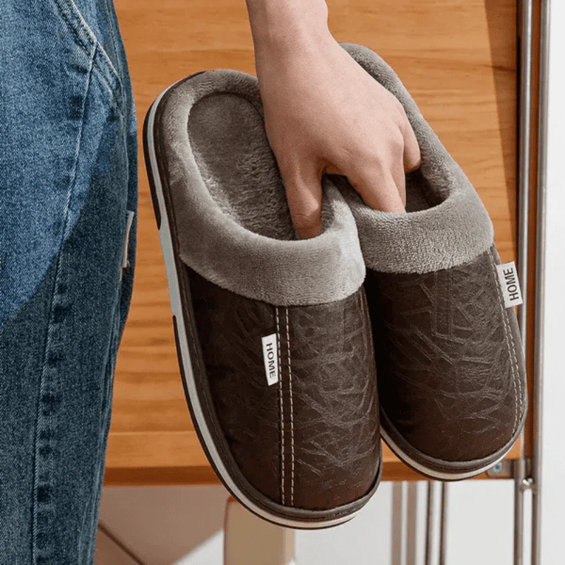 Pantufa Ortopédica de Couro - Interior Peluciado [Antiodor] - Image 2