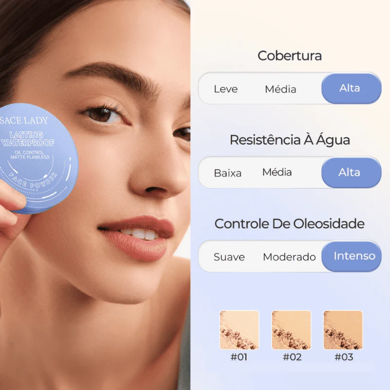 Pó Facial Anti-Rugas e Anti-Oleosidade - SACE LADY [Compre 1 & Leve 2] + Brindes - Image 3