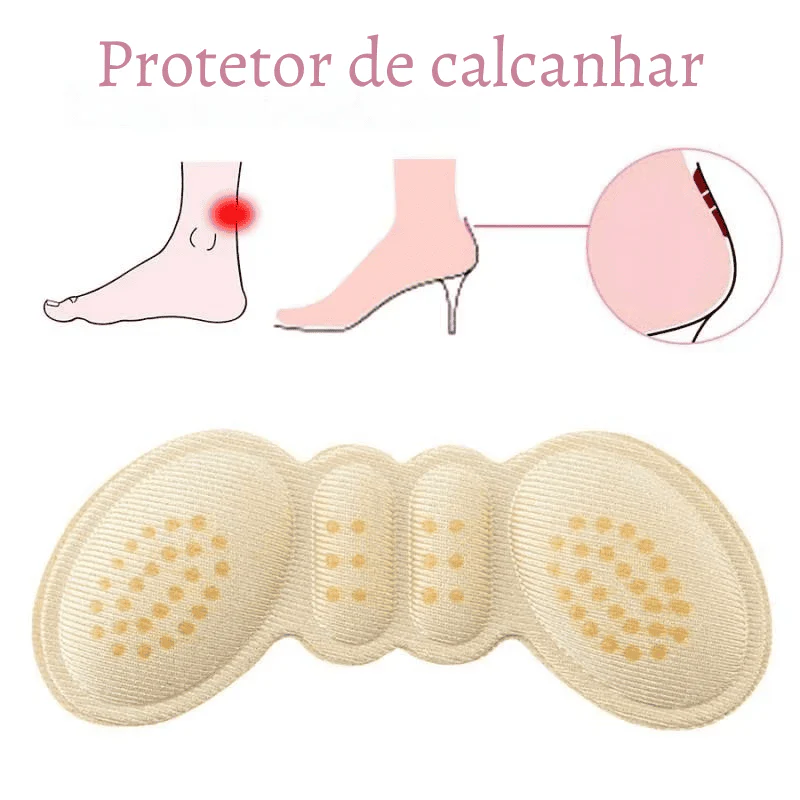 Protetor de Calcanhar Antideslizante com Silicone – Alívio Imediato em Qualquer Sapato - Image 3