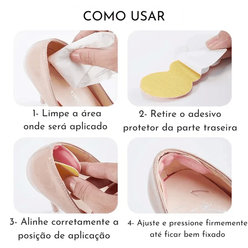 Protetor de Calcanhar Antideslizante com Silicone – Alívio Imediato em Qualquer Sapato - Image 5