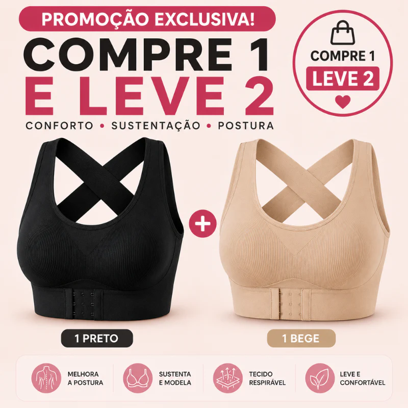 Sutiã Modelador Postural – Alinha a Postura e Sustenta com Conforto [COMPRE 1 & LEVE 2] + BRINDES - Image 3