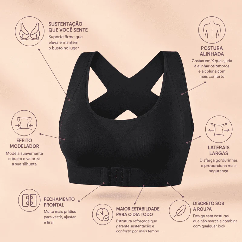 Sutiã Modelador Postural – Alinha a Postura e Sustenta com Conforto [COMPRE 1 & LEVE 2] + BRINDES - Image 5