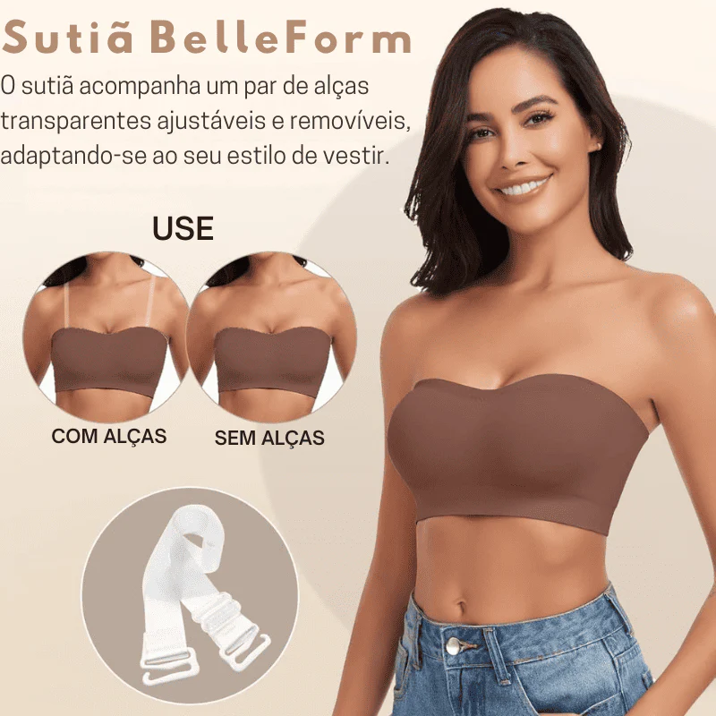 Sutiã Modelador Sem Alças e Sem Costura - BelleForm - Image 6